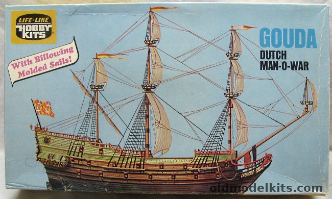 Life-Like Gouda Dutch Man-O-War - 17th Century (ex-Pyro), 09212 plastic model kit